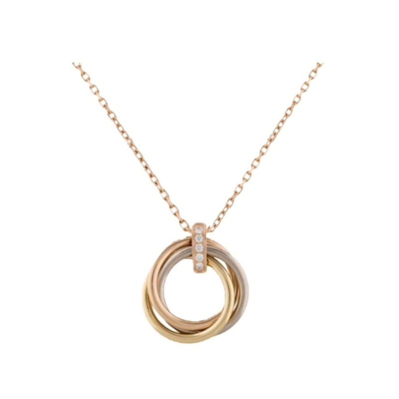 Trinity 18K Yellow/White/Pink Gold Trinity 18K Yellow/White/Pink Gold