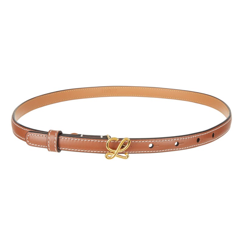 Smooth Brown Calf Leather Belt Smooth Brown Calf Leather Belt