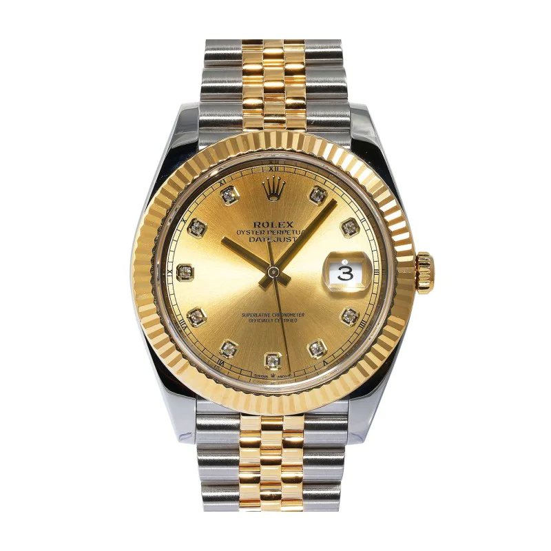 R0LEX Datejust in Oystersteel & Yellow Gold R0LEX Datejust in Oystersteel & Yellow Gold