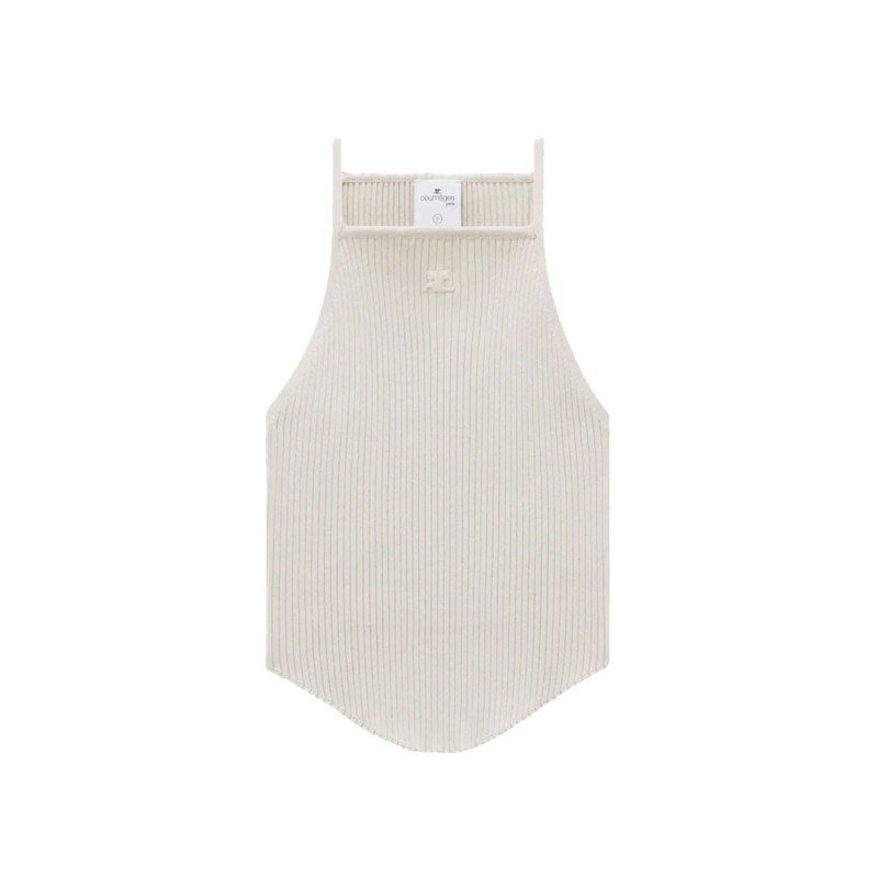 Courrege holistic Ribbed-Knit Tank Top Courrege holistic Ribbed-Knit Tank Top