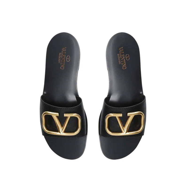 Garavani Slippers in Black Garavani Slippers in Black