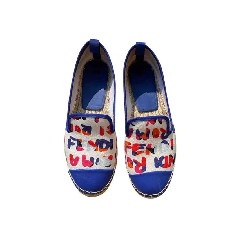 Multicolor Flat Espadrilles Multicolor Flat Espadrilles