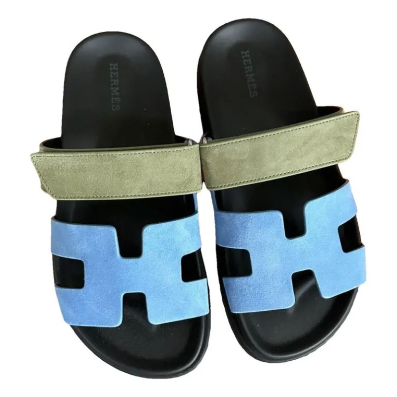 Hermès Chypre leather sandals Hermès Chypre leather sandals