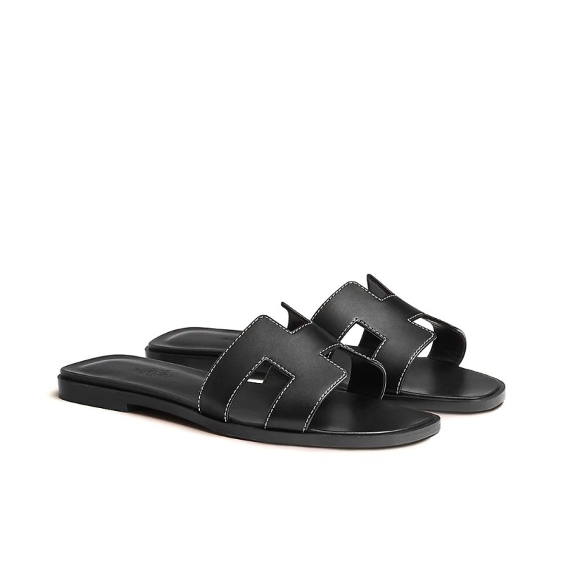 Oran Calf Leather in Black Oran Calf Leather in Black