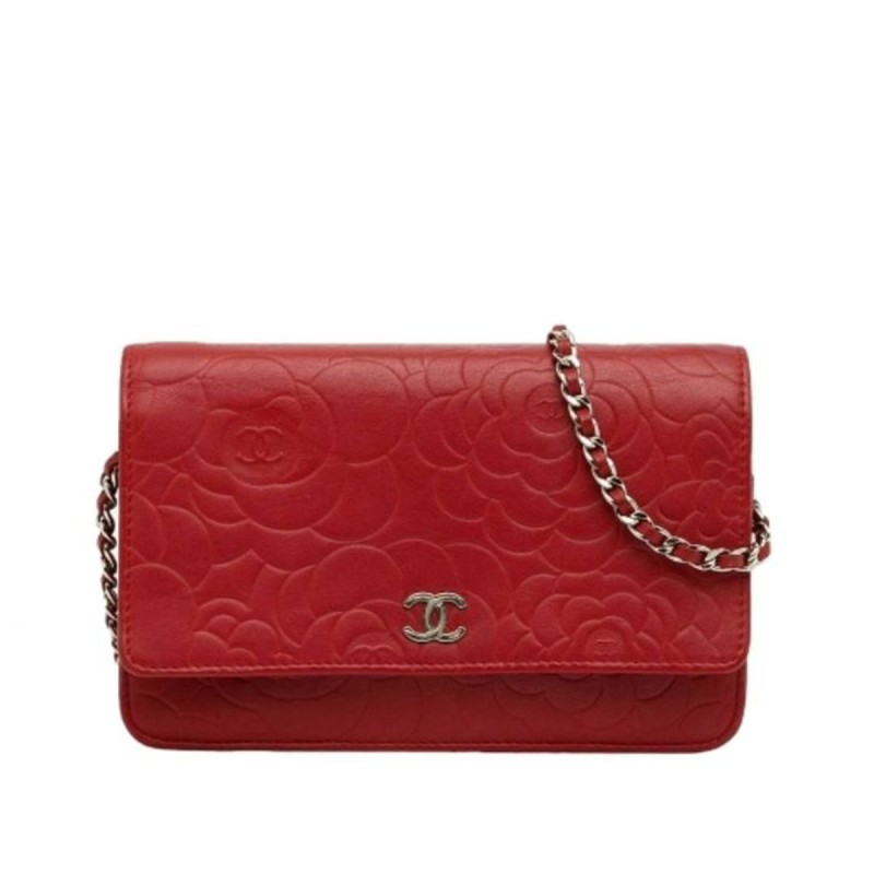 Chanel woc in Red Lambskin & Silver Hardware Chanel woc in Red Lambskin & Silver Hardware