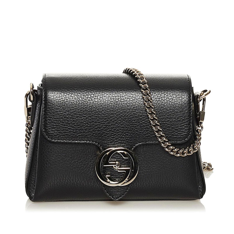 Interlocking GG Chain Shoulder Bag Interlocking GG Chain Shoulder Bag