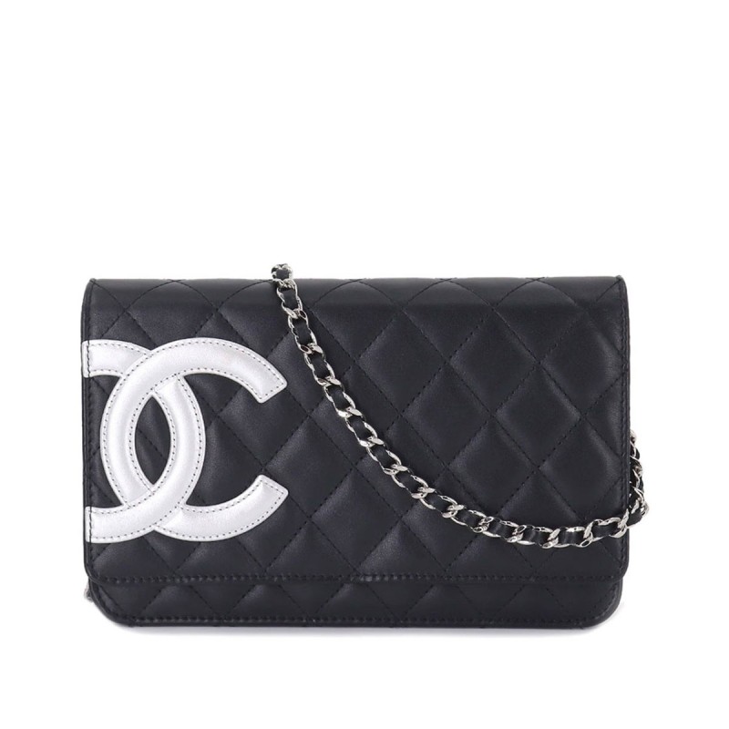 Cambon WOC in Black/Silver Tone & Hardware Cambon WOC in Black/Silver Tone & Hardware