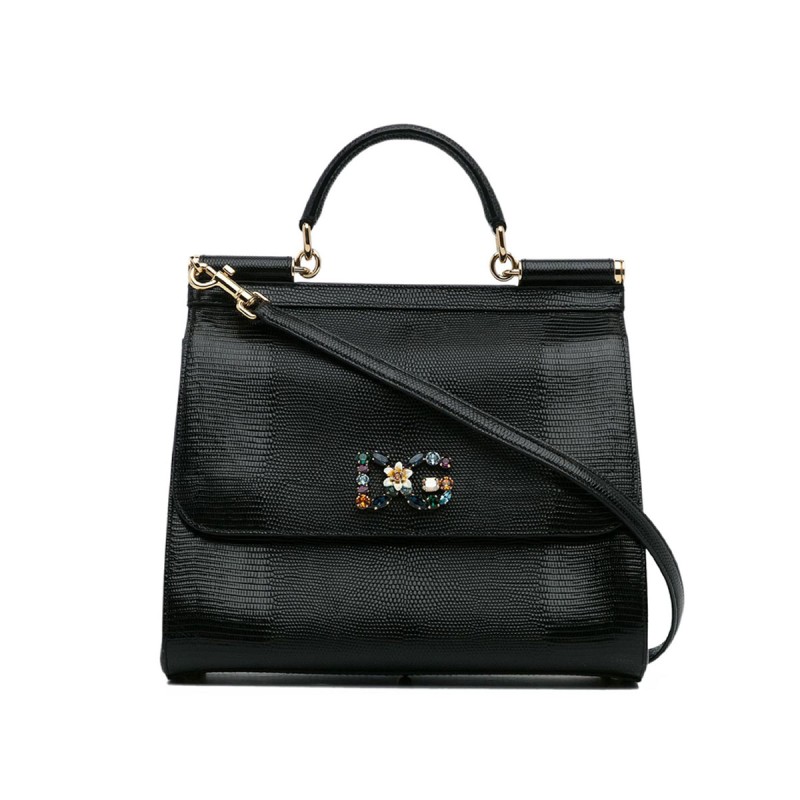 Black Lizard Embossed Leather Black Lizard Embossed Leather